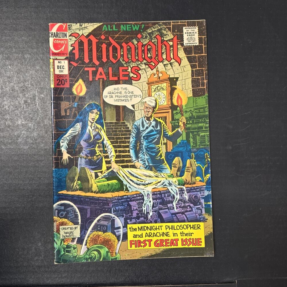 CHARLTON COMICS MIDNIGHT TALES 1 1972